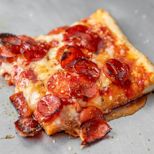 Hot Honey + Pepperoni Cups Pie.