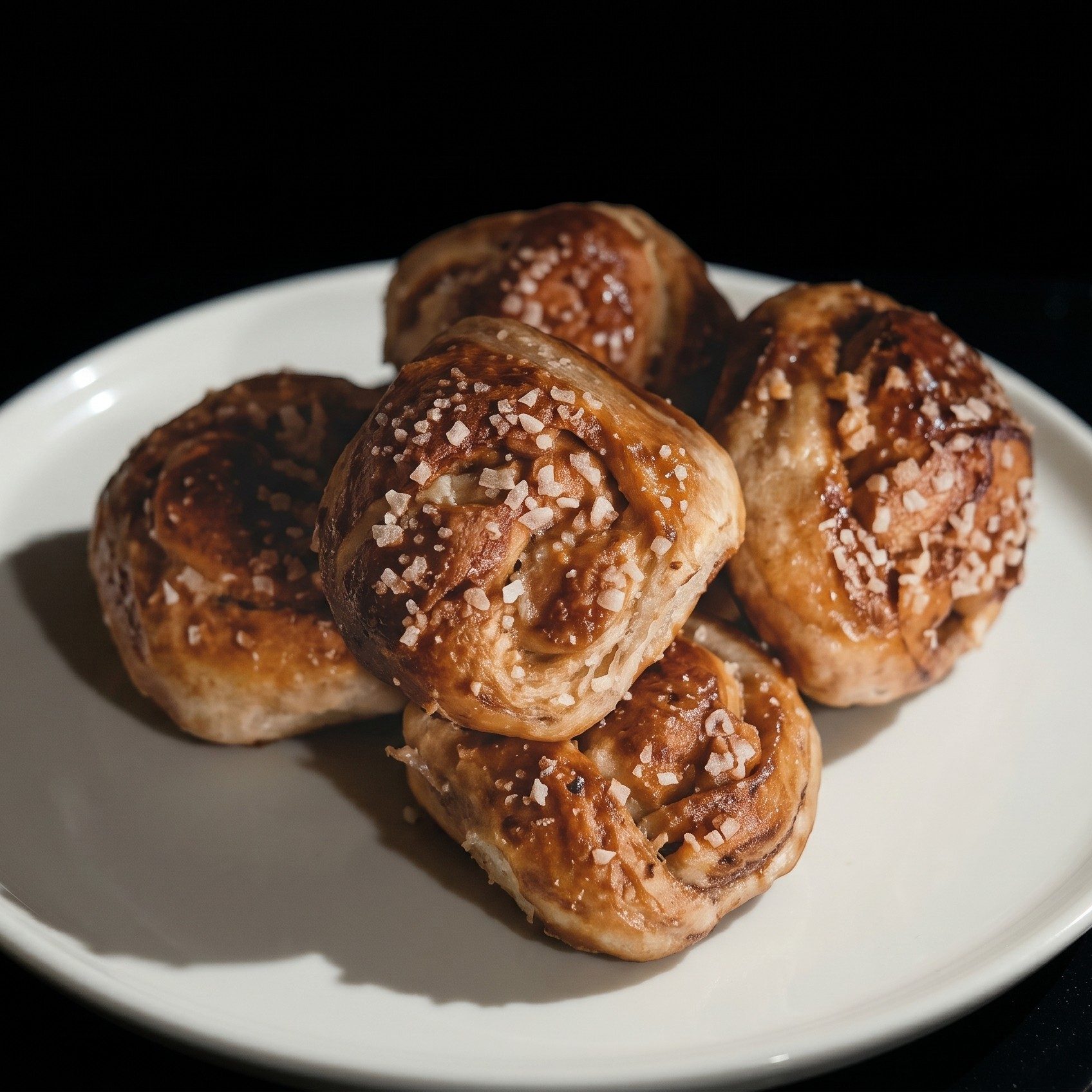(6) Garlic Knots.